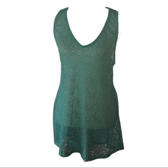 OP Teal Mesh Coverup M - Picture 4 of 5